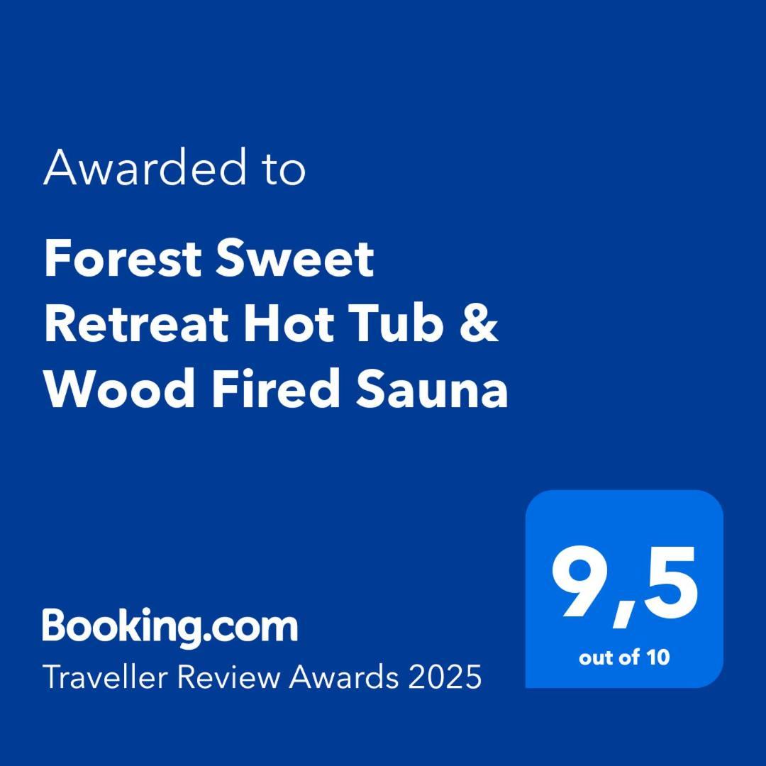 Forest Sweet Retreat Hot Tub & Wood Fired Sauna Юклулет Экстерьер фото